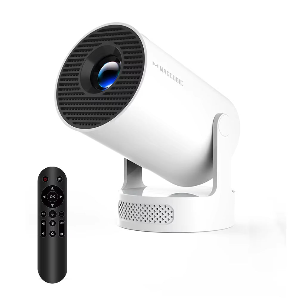 Magcubibc 8K WiFi 6 Pro Projector - Ultimate Home Cinema & Outdoor Experience with Android 14, 290 ANSI, Dual WiFi, Bluetooth 5.4, 720P Resolution