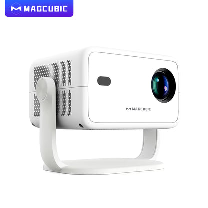 Native 1080P 650ANSI 8K Android Projector - 360° Portable Outdoor with Auto Keystone Focus, Air Mouse, Wifi6 & BT5.4