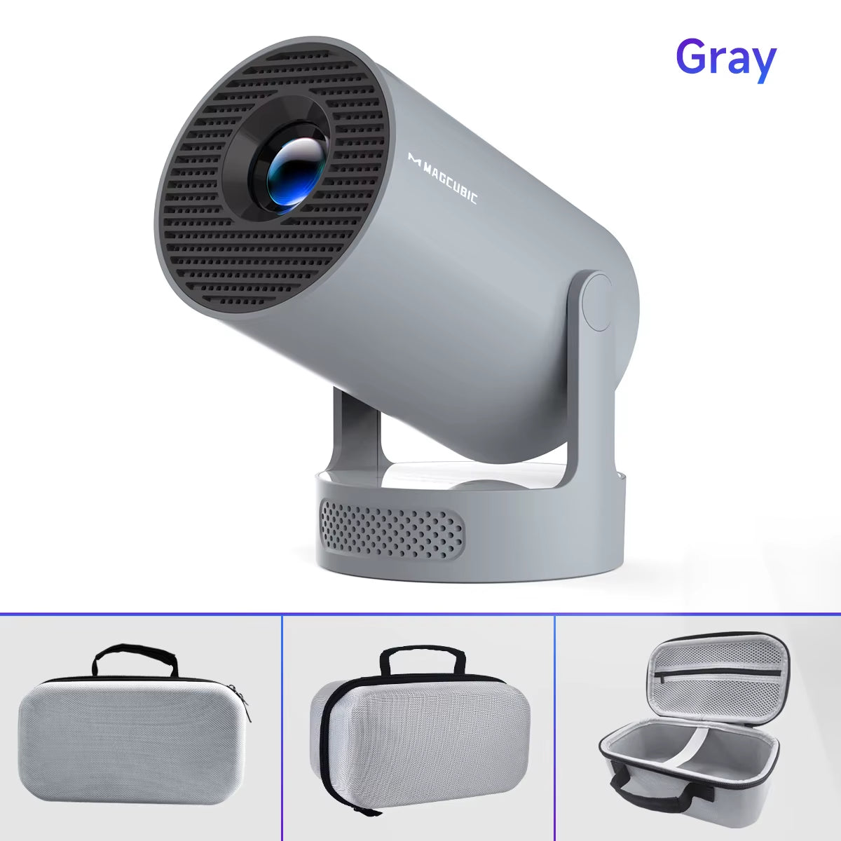 Magcubibc 8K WiFi 6 Pro Projector - Ultimate Home Cinema & Outdoor Experience with Android 14, 290 ANSI, Dual WiFi, Bluetooth 5.4, 720P Resolution