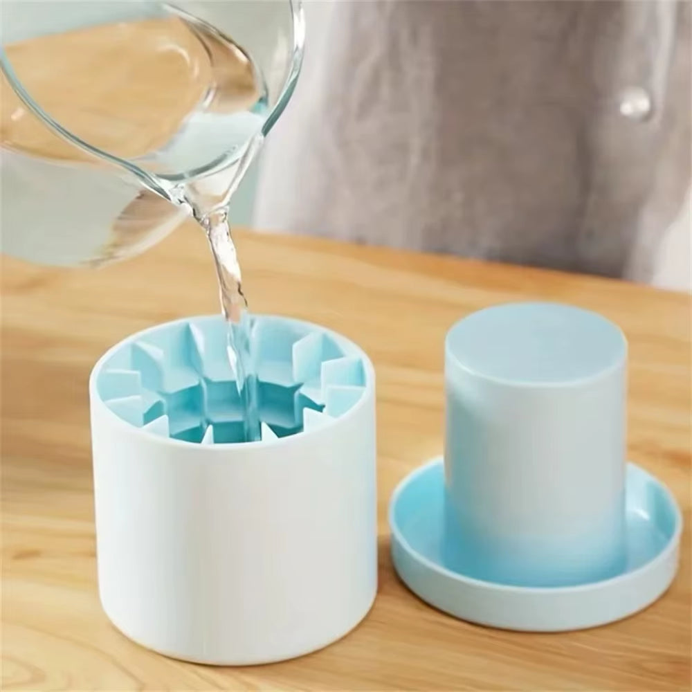 Food-Grade Silicone Cylinder Ice Cube Mold - Perfect for Homemade Ice Storage and Refreshing Drinks!