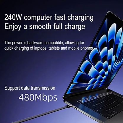 40W USB-C Fast Charging Cable with 360° Rotating Stand – The Ultimate Smart Charging Solution for Your Devices