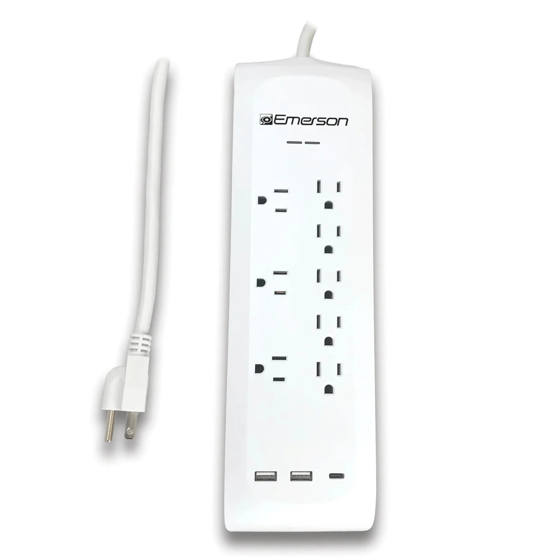 Emerson 11-in-1 Surge Protector and Charging Station - Ultimate Power Solution!