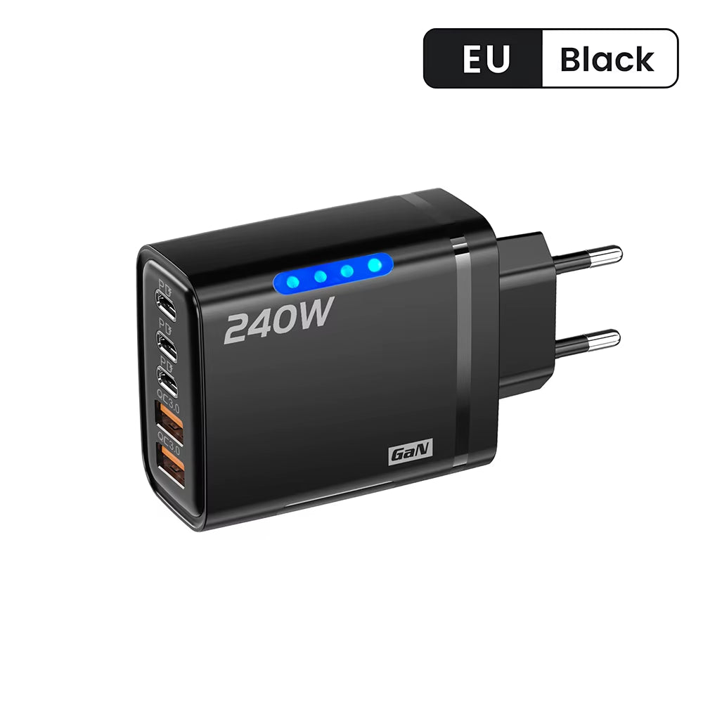Revolutionize Your Charging Experience with the 5-Port USB C PD Quick Charge Adapter – Fast Charging for iPhone, Samsung, Xiaomi & More!