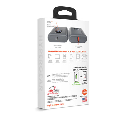 Hypergear Powerpack PRO 10000mAh 20W Fast Charging Power Bank