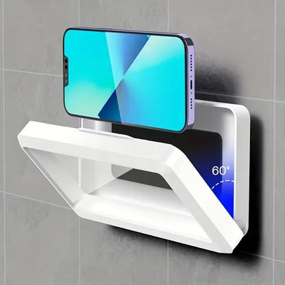 Waterproof Shower Phone Holder – Anti-Fog Touchscreen Bathroom Wall Mount Case