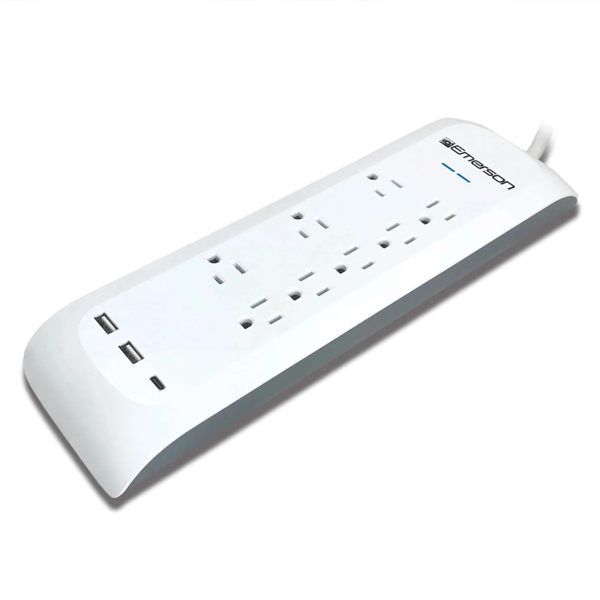 Emerson 11-in-1 Surge Protector and Charging Station - Ultimate Power Solution!